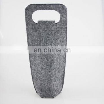 Factory Supply Customized Size Felt Wine Bottle Bag in Leather photo-6