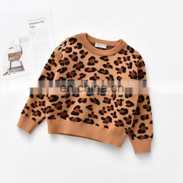 RTS Cheetah Print Sweater Pullover Sweater Kid Sweater photo-2