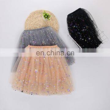 2020 Korea Style Baby Girls Skirt Embroidery Sequins Summer Kids Girls Skirts