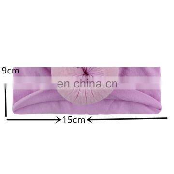Hot New Velvet Headbands For Girls Handmade Baby Girls Soft Cute Nylon Elastic Turban Bohemian Style Headbands photo-5