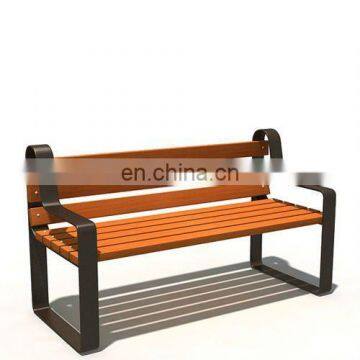 Outdoor Wooden Bench Public rest chair BH19903