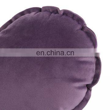 Custom Cute Purple Heart Shaped Pillow Toy Throw Pillows Gift for Living Room