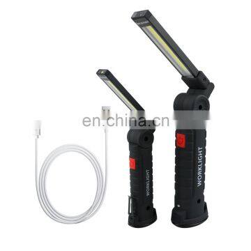 Ultra Bright COB LED Collapsible Work Light  Rechargeable  Worklight for Car Repair