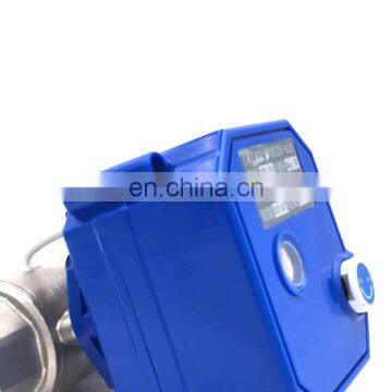 2 way CWX-25S mini electric actuator motor operated ball valve for liquid kld20s motorized ball valve