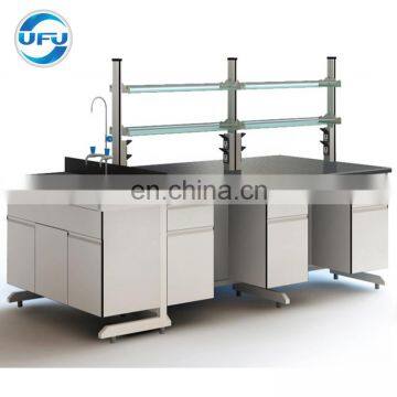 Biology Laboratory Furniture C Frame Structure Full Steel Workbench