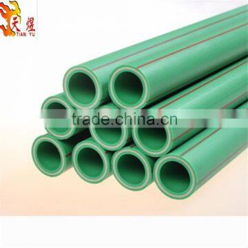 high quality exhaust pipe ppr water plastic pipe/tube