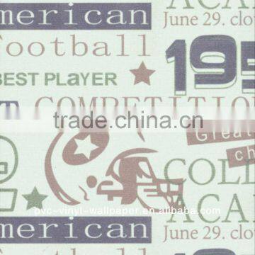 Latest Design Wallpaper for Boys' Bedroom Decoration Photo Papier Peint Cadre