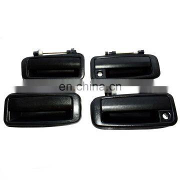 Set of 4Pcs Black Outside Exterior Door Handle For Toyota Corolla 1988-1992