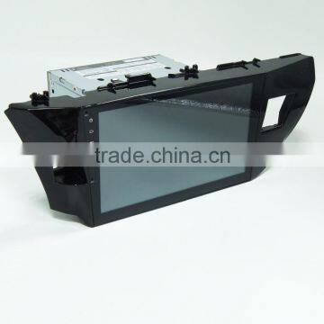 OEM!Android 4.4 Full Touch Screen Car Dvd GPS for Corolla 2015 +qual Core +factory Directly !