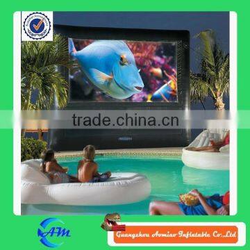 swimming pool movie screen for sale