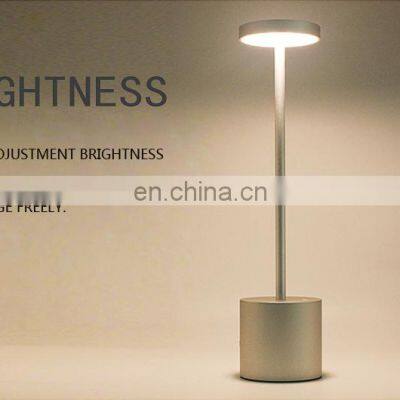 Amazon Custom Modern USB Acrylic LED Adjustable Energy Saving Light Source and Electric Power Source Table Lamp for Bedroom photo-3