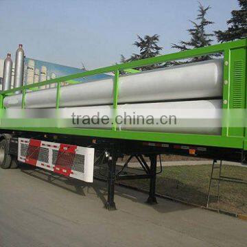 YK high safety factor CNG 8 tubes low price trailers