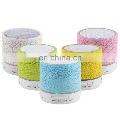 2022 Best Selling Mini Crack Speaker Colorful LED B-t Wireless Portable Speaker A9 photo-2