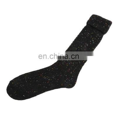 Custom Socks Fashion Happy Socks Warm Women's Dot Wool Blend Long Knee High Winter Boot Socks New