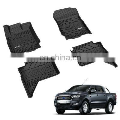 Heavy Duty Odorless Material Rubber Tpe Car Floor Mats For FORD Ranger 2019 2020