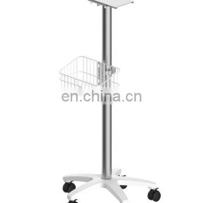 Manufacturer Aluminum Alloy OEM/ODM Patient Monitor Trolley for Hospital