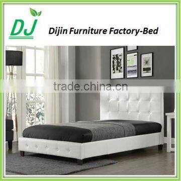 New style Indian leather double bed designs