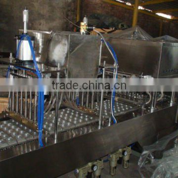 fruit jelly cup filling and sealing machine