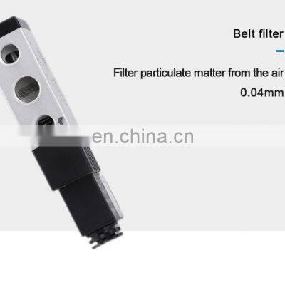 4V Series 5/2 VALVE SINGLE COIL DC24V PNEUMATIC SOLENOID VALVE photo-4