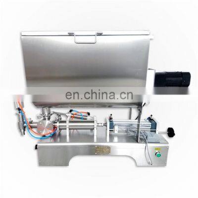 100-1000ml Garlic Sauce Chimichurri Marinara Cheese Ketchup Semi Automatic Chili Hot Tomato Sauce Filling Machine with Mixer