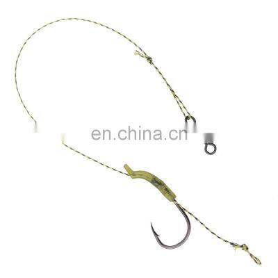 3pcs Carp Fishing Hooks Link Ready Made Rigs With Boilie Stoppers Carp Fishing End Tackle Rigs for Sale photo-2
