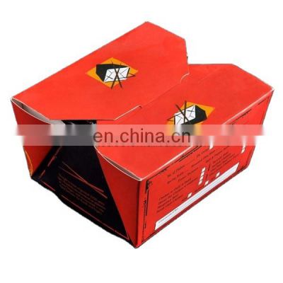 Disposable custom design takeaway custom meal paper box printing