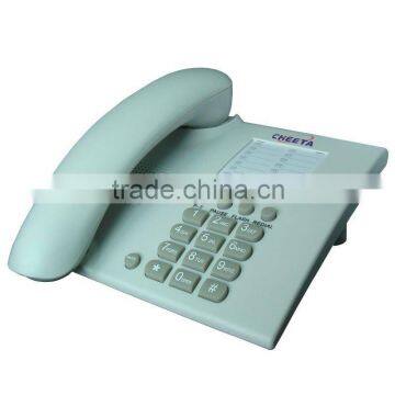 Desk/wall mountable corded telephone for home and office use