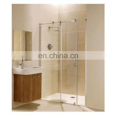 10 mm Thickness Shower Room Frameless Glass Shower Door Interior Screen Door