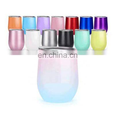 Wholesale 2021 New Stainless Steel Travel 12oz Wine Insulated Tumbler Cup with Lid