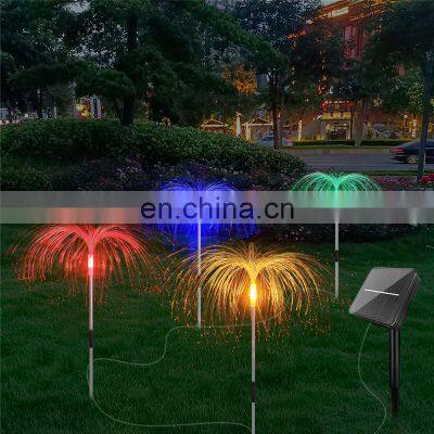 Outdoor Decoration Lamp Solar Led Fiber Optic Lights  For Garden