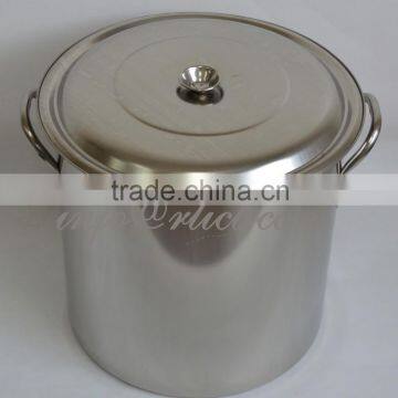 Polished Stainless Steel Brew Kettle,Stock Pot, Homebrew