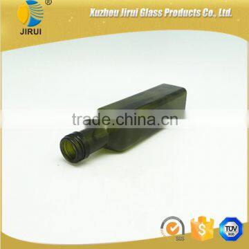 2016 250ml Square Shape Cobalt Green Olive Oil Glass Bottle /a Lot of Stock photo-4