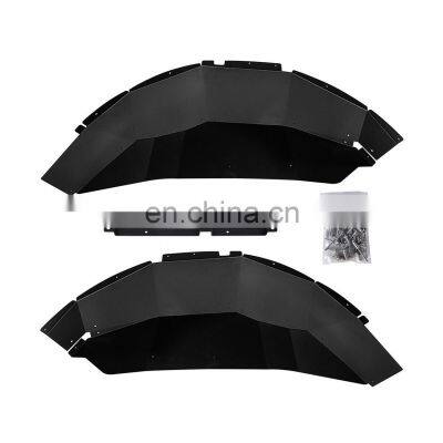 4x4 Rear Inner Fender Liner for Jeep Wrangler JL 2018+ Black Aluminum Offroad Car parts Accessories