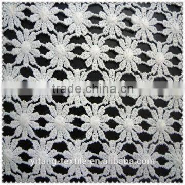 Polyester embroidered fabric