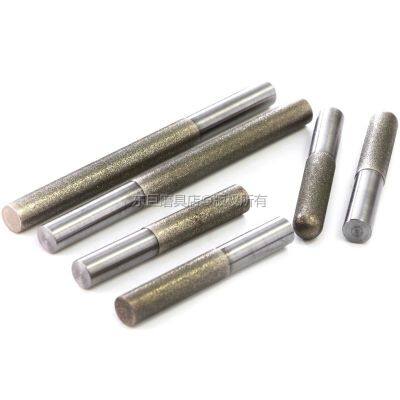 Electroplated Diamond Mounted Point With Round Flat Top L60mm/120mm photo-3