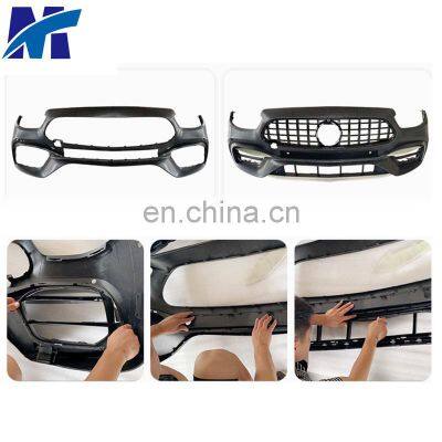 Car Thermoforming Ben z E Class E213 Assembly Full Front Bumper Body Kit Tunning Upgrade to be E63 photo-4