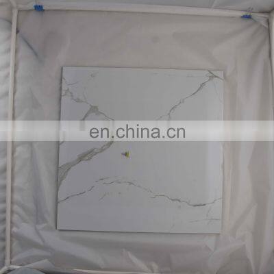 HB6452 New Design Porcelain Super White 60x60 Carrara Marble Tile photo-5