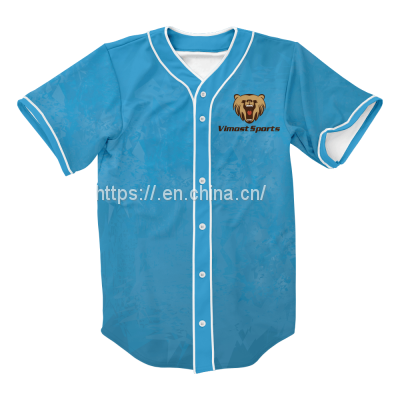 Sublimation Customized Sportswear Baseball Jersey. photo-2