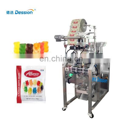 Vertical counting candy packing machine,gummy bear packing machine