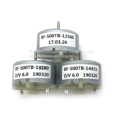 RF-500TB-18280 dc motor 3V 6V 12V  for Soap dispenser