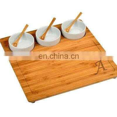 100% Biodegradable Custom Natural Platter Board Bamboo Wooden Chopping Cheese Charcuterie Boards photo-4