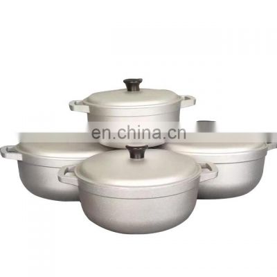 20 22 24 26CM Die Casting Kitchen Aluminum Pot Aluminum Cookware Sets