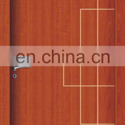 Waterproof Eco-Friendly Wooden Plastic Panel Modern Bathroom Interior WPC Door