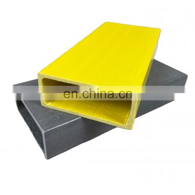 High strength  FRP/GRP pultrusion square tube fiberglass frp rectangular tube