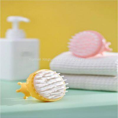 Wholesale Newborn Bath Shampoo Brush Silicone to Remove the Hair Dirt Magic Factory photo-3