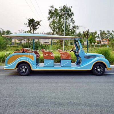 8-11 seater electric sightseeing car, vintage car, golf cart