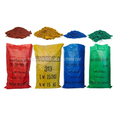 Iron Oxide Red/yellow/black/green/blue Iron Oxide Pigment for Brick Concrete Pigment photo-3