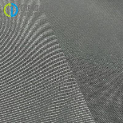 250T 2/2Twill 100% Bottle Recycled Polyester Silk Twill Taffeta Fabric For Shirt Dress Lining Down Jacket photo-4