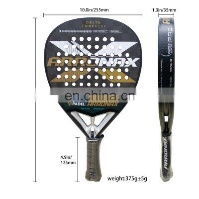 2023 New Arronax Paddle Tennis Racket High Quality Customt 18K Carbon fiber Padel Rackets