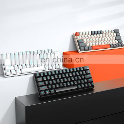 mini rgb 60% wire ergonomicmechan computer switch switches usb custom backlit wireless mechanical backlight gaming keyboard